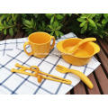 Bio Children&#39;s Tableware Bowl Cup Fork Phopsticks Spoon